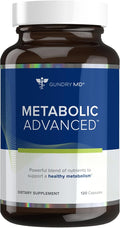 Gundry MD® Metabolic Advanced Nutrient Blend with Berberine to Support Healthy Metabolism 120 Count