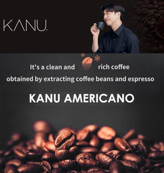 Kanu Mini Dark Roasted Americano Coffee 0.9g150 sticks (1box)Maxim