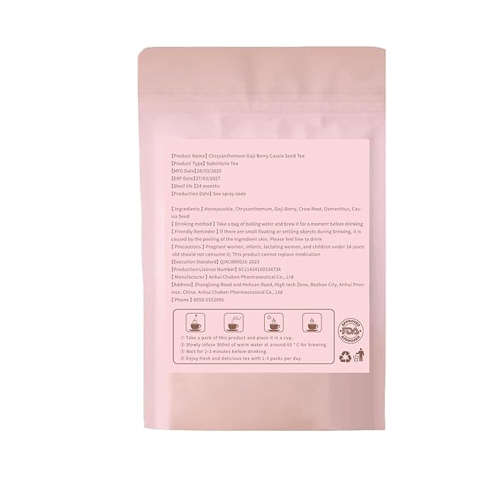 Liver Detox Herbal Tea 100 G Kidney And Liver Detox Tea Dandelion Chrysanthemum Cassia Seed Goji Berry Tea Chinese Kidney &amp Liver Health Tea Bags (2pcs)