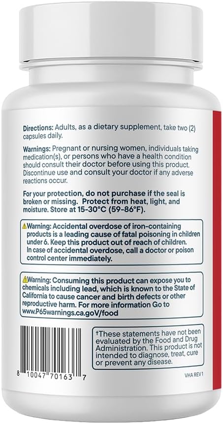 Santo Remedio Circulacion Plus Capsules Iron &amp Beetroot Extract Supplement for Blood Circulation &amp Cardiovascular Support Supports Healthy Blood Pressure &amp Red Blood Cell Production 30
