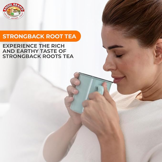 Angel Brand Jamaican Strongback Herbal Tea Bags 25 – Pack of 3 – Traditional Jamaican Strongback Herb for Vitality and Energy Free from Preservatives to Provide Comfort to your Back