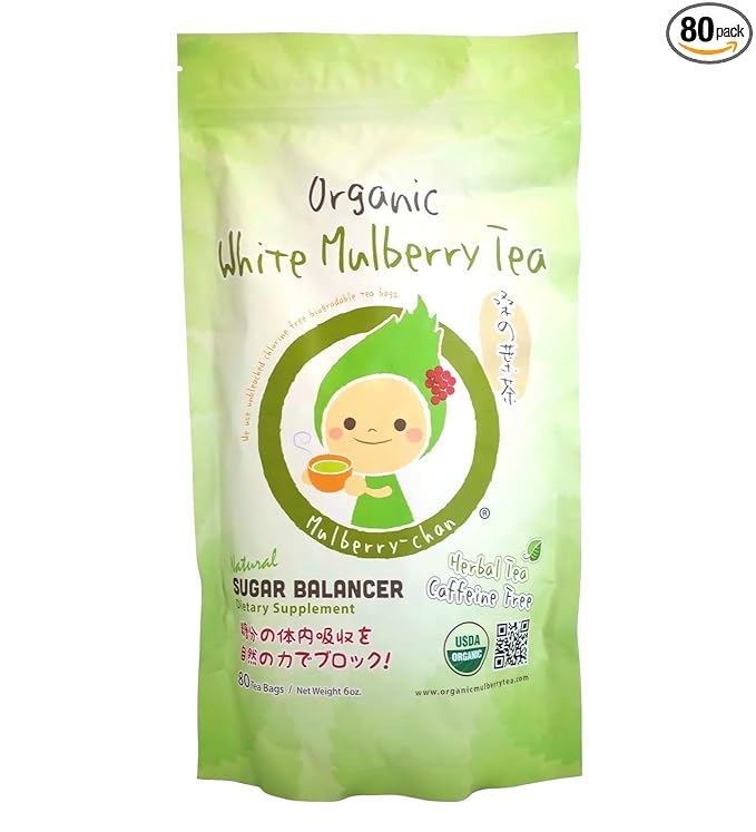 Organic White Mulberry Tea- 80 tea bags