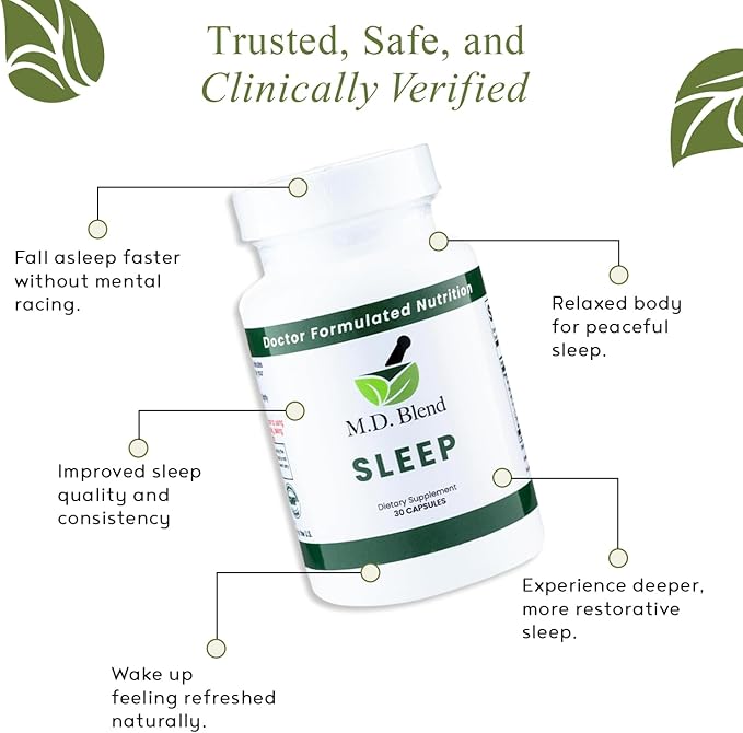 Sleep - Natural Sleep Aids for Adults with l theanine Supplement Ashwagandha Magnesium Valerian Root Melatonin - Non-Habit Forming Formula for Rejuvenating - 90 Capsules (Pack of 3)