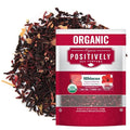 Organic Positively Tea Company Hibiscus Herbal Tea Loose Leaf 16 Ounce