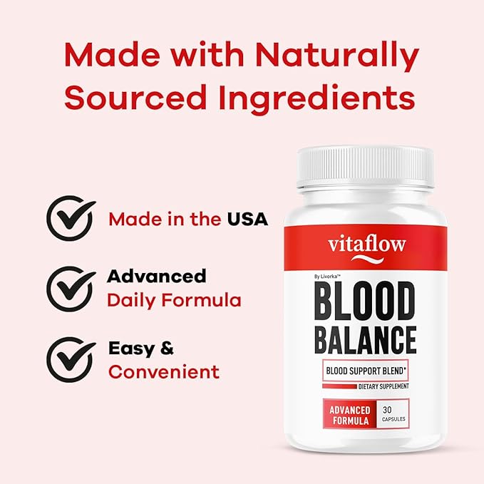 (2 Pack) VitaFlow Capsules - Official VitaFlow Balance Supplement Support Capsule Vitaflow All Natural Premium Advanced Formula Vita Flow Pills Balance Support 60 Capsules for 2 Months