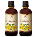 AROMATIKA St Johns Wort Oil 6.8 oz (2 * 100ml) - Hypericum Perforatum - Carrier Oil for Essential Oils - Oil for Skin - Hair Oil - Body Oil - Face Oil - Bath Oil