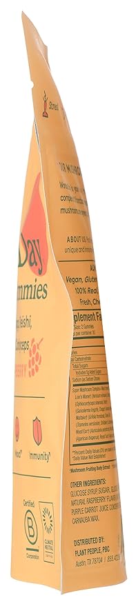 Plant People WonderDay Mushroom Gummies 60 CT
