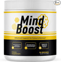 MindBoost Powder - Official Mind Boost Day Supplement Advanced Nootropic Premium Formula Natural Vitamins for Wellness - 1 Bottle for 1 Month