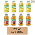 Evaxo LUV BOX - Variety Everfresh Juice 16 oz. Pack of 8 Pineapple &amp 100% Apple Juice 8 Count 16 oz Bottle