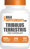 BulkSupplements.com Tribulus Terrestris Capsules - Herbal Supplement Tribulus Terrestris 1500mg - Gluten Free 2 Capsules per Serving 240 Count (Pack of 1)