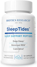 BIOTICS RESEARCH SleepTides™ Plant Peptide Sleep Support for Deep &amp REM Sleep 30 Caps
