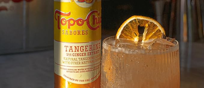 Topo Chico Sabores Variety Pack - Tangerine Ginger Blueberry Hibiscus &amp Lime Mint | 3 Flavors | 12 Fl Oz (Pack of 12)
