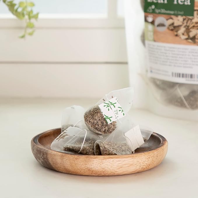 [GNTea] Vegan Lotus Leaf tea 30 teabags (pack of 1) 1.06oz Triangle teabag (PLA) Handmade Roasting Leached tea
