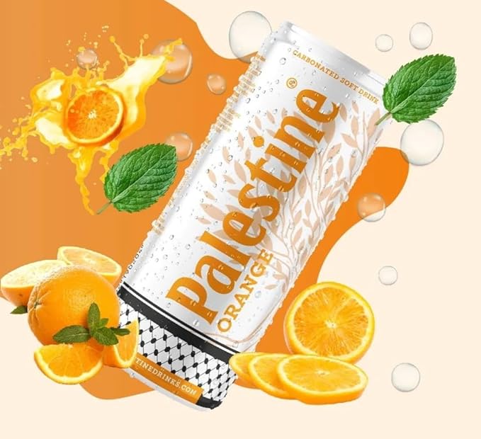Palestine Orange Carbonated Soft Drink 11.1 fl oz can 24-Pack