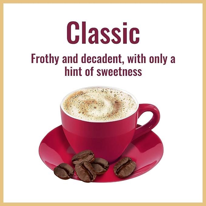 Hills Bros Instant Decadent Classic Cappuccino Mix with a Hint of Sweetness Easy to Use and Convenient Enjoy Coffeehouse Flavor at Home Frothy 14 Oz (Pack of 3)