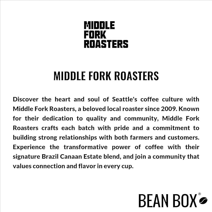 Bean Box Sampler - Roasted by Middle Fork Roasters 2-Pack Whole Bean Coffee Gourmet Coffee