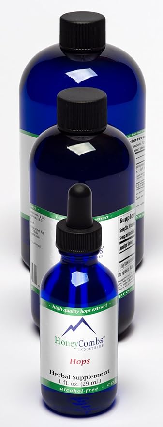 8oz. Hops – Supports Digestion Relaxation Deep Sleep and More – Alcohol-Free Liquid Extract