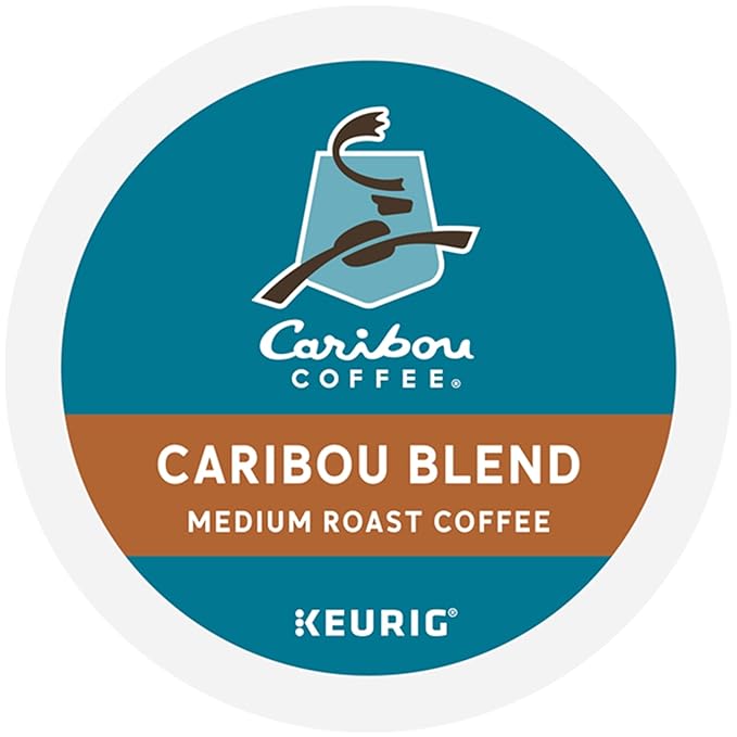 Caribou Coffee® Single-Serve Coffee K-Cup® Caribou Blend 96 Count (4 Packs of 24)
