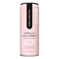 Pop &amp Bottle Vanilla Oat Milk Lattes - Cold Brew Sustainably Sourced Marine Collagen MCT Oil Organic Dairy Free Gluten Free Lightly Sweetened with Dates - 8 Fl Oz (Pack of 8)
