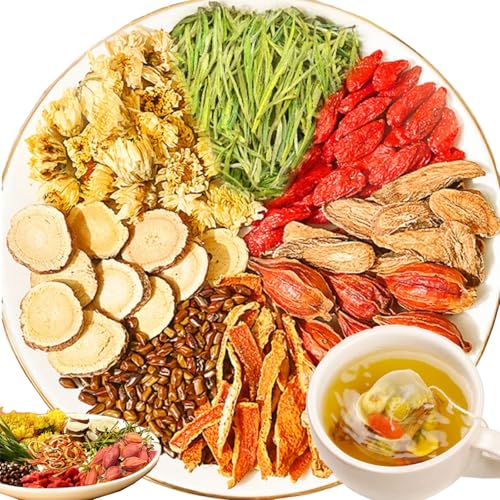Cooling Herbal Tea Chicory and Gardenia Tea with ChicoryGardeniaOrange Peel &amp ChrysanthemumQuick &amp Refreshing (90PCS)