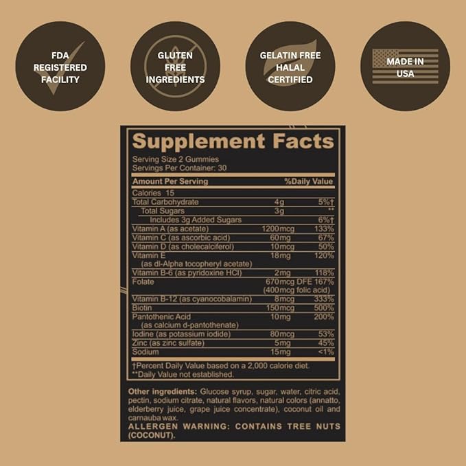 Black Girl Vitamins Look Good Feel Good Bundle – Hair Skin &amp Nails Vitamin D3 2000IU &amp Once a Day Multivitamin - Women's Supplement Bundle – Energy Immunity &amp Beauty Support