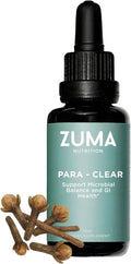Zuma Nutrition para-Clear Vegan Herbal Liquid with Clove Extract &amp Sweet Wormwood for Gut Health &amp Immune Support Plant Based Water Soluble Supplement for Men &amp Women 30 mL Bottle
