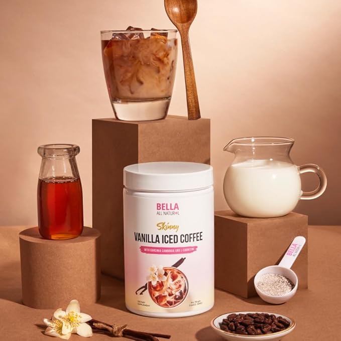 Bella All Natural Skinny Vanilla Iced Coffee - 500g