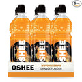 OSHEE ORANGE isotonic Drink 750ml (Pack of 6) - Addition of vitamins and L-carnitine – Sugar Free – Hydration – Vitamin Drinks