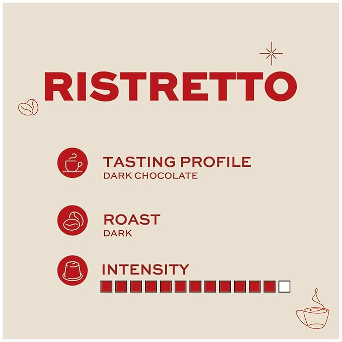 Kimbo 100 Count Espresso Ristretto Capsules in Aluminium - Smooth &amp Rich Italian Roast for Nespresso