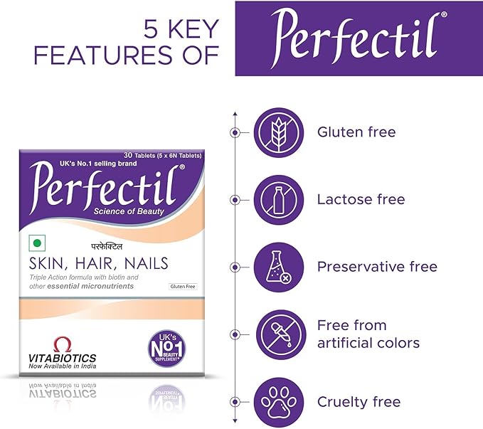 Supplements for Hair Skin and Nails for Men &amp WomenPacked with Biotin and Grape Seed Extract for Radiant and Younger-Looking Skin Stronger Nails | 30 Tablets (Pack of 3)
