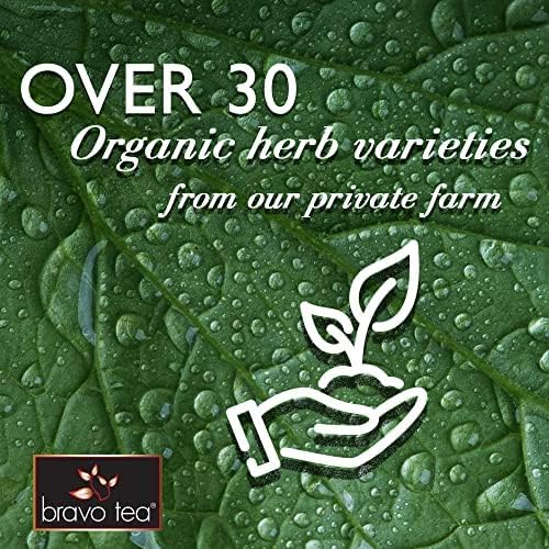 Bravo Tea Colon Cleansing Herbal Tea Caffeine Free 20 Tea Bags 6 Count