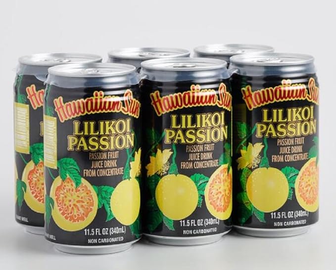 Hawaiian Sun Tropical Fruit Drinks 11.5 fl oz Cans (Variety Pack 24 Cans)