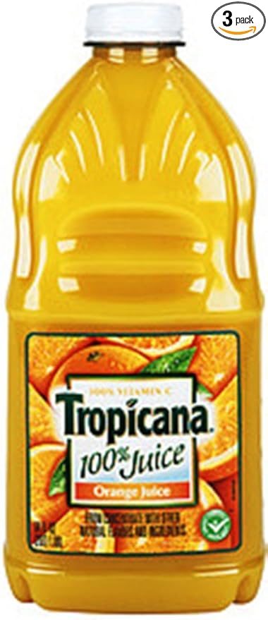 Tropicana Orange Juice 64-Ounce (Pack of 6)