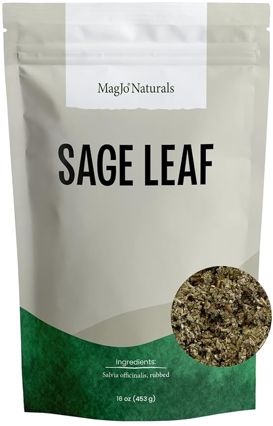 MagJo Naturals Rubbed Sage (1 Pound Bag) bulk Salvia officinalis