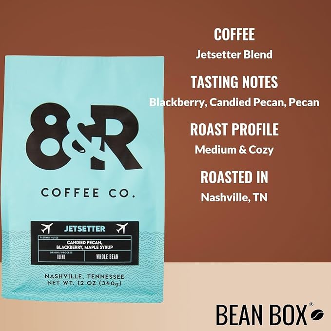 Bean Box Sampler - Roasted by 8th &amp Roast Co. 2-Pack Whole Bean Coffee Gourmet Coffee