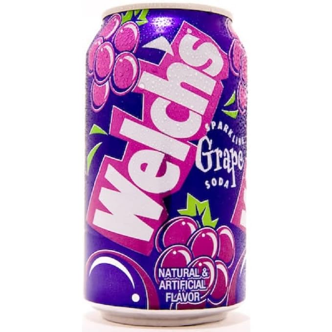 Welch's Sparkling Soda Grape 12 Fl Oz (Pack of 12)
