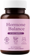 Hormonal Balance Supplements for Women - Weight Management for Menopause Relief Support Mood &amp Energy with Ashwagandha Ginger Root 60 Capsules