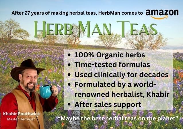 Soothing Gut Tea - Protects The Stomach Lining &amp Builds The intestinal mucous formulated by Master Herbalist Khabir