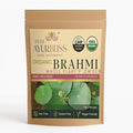 100% Organic Brahmi Powder Ayurvedic Bacopa Monnieri for Memory Focus and Nervous System Care Nootropic Brain Support Blend for Cognitive Wellness Gut Balance - 16oz