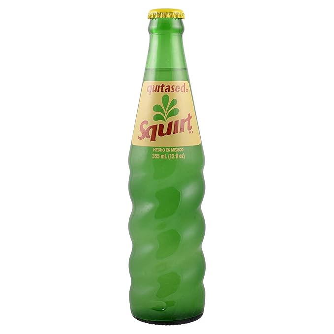 Squirt Citrus Soda Caffeine-Free Hecho En Mexico Quitased 12oz Bottle (Pack of 6 Total of 72 Fl Oz)