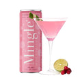 Mingle Mocktails Cranberry Cosmo Non Alcoholic Drinks Alcohol Alternative Pre-Mixed Drinks Made with Real Juice Canned Mocktails or Cocktail Drink Mixer Gluten Free Vegan 12 Pack 12 fl oz Cans
