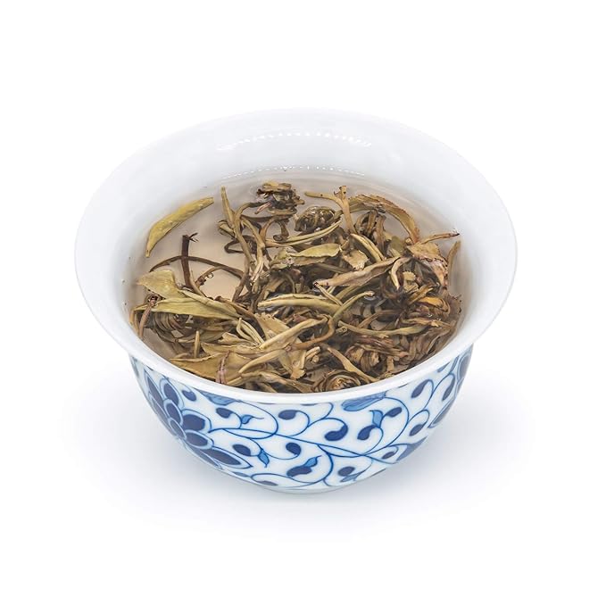 Oriarm Jasmine Pearls Tea Loose Leaf - Chinese Dragon Pearls Jasmine Green Tea Leaves - 1st Grade - Brew Hot or Iced Tea - 250g Ziplock Resealable Bag