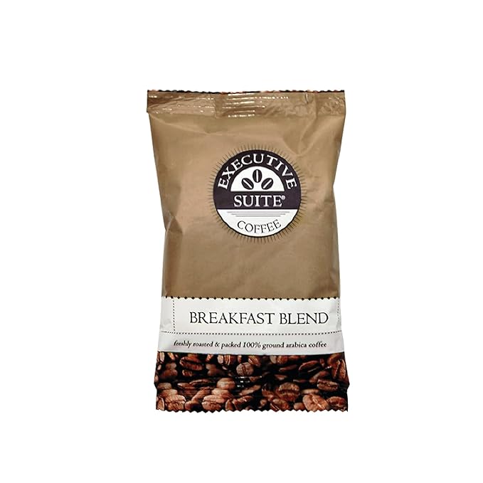 Executive Suite® Breakfast Blend Medium Roast Coffee Packets 1.5 Oz Box Of 42