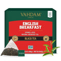 VAHDAM English Breakfast Black Tea Bags (100 Count) High Caffeine | Strong Robust &amp Flavoury | Pyramid Tea Bags | Full Bodied Black Tea Leaves