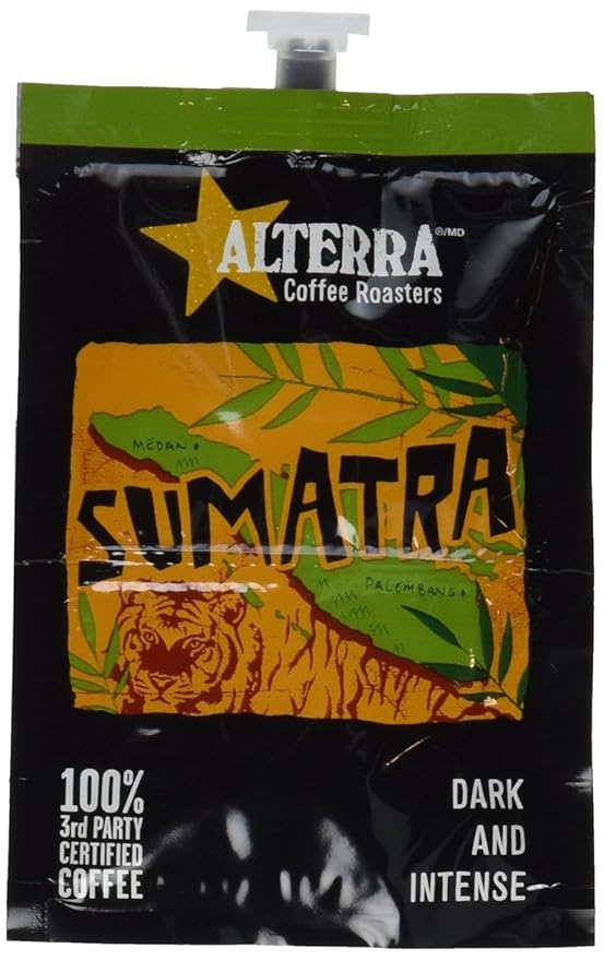 FLAVIA ALTERRA COFFEE Sumatra Dark Roast 20-Count Freshpacks (Pack of 1)