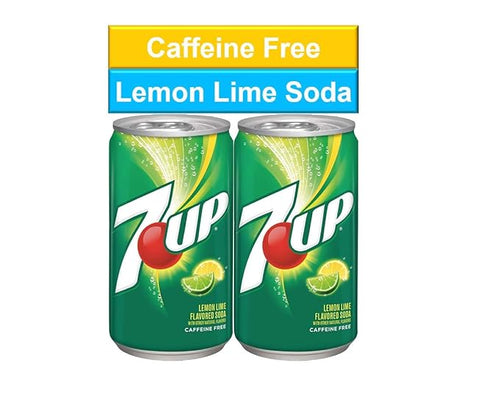 7Up Lemon Lime Mini Soda Cans 7.5 oz Soft Drinks Bulk Snacks Pack Small Refrigerator &amp Snack Pantry Drink 18 Count Beverage Bedroom &amp Kitchen Supplies