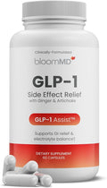 GLP-1 Side Effect Relief Supplement – Support for Nausea Bloating &amp Fatigue – Natural Digestive Support with Ginger Magnesium B12 &amp Electrolytes – for GLP-1 Users – 60 Capsules