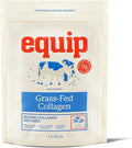 Equip Foods Grass Fed Collagen Powder | Hydrolyzed Bovine Collagen Peptides with Amino Acids | Prime Beef Collagen for Healthy Joints Skin &amp Nails | Non-GMO Paleo Friendly | 30 Servings Unflavo