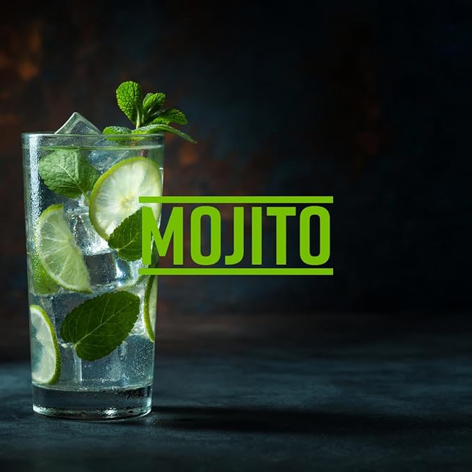 Tropical Sensations Mojito Granita Slushie Mix – 6 Bottles 64 oz Each – Non-Alcoholic Frozen Drink Mix for Slush Machines – Bulk Case