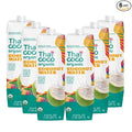 Thai Coco Organic Coconut Water No Sugar Added No Artificial Ingredients Natural Electrolytes 100% Pure Not from Concentrate - 33.8 fl. oz. (6 Pk)
